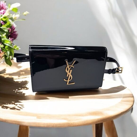 YSL Kate Patent Leather Belt Bag - Picture 1 of 8